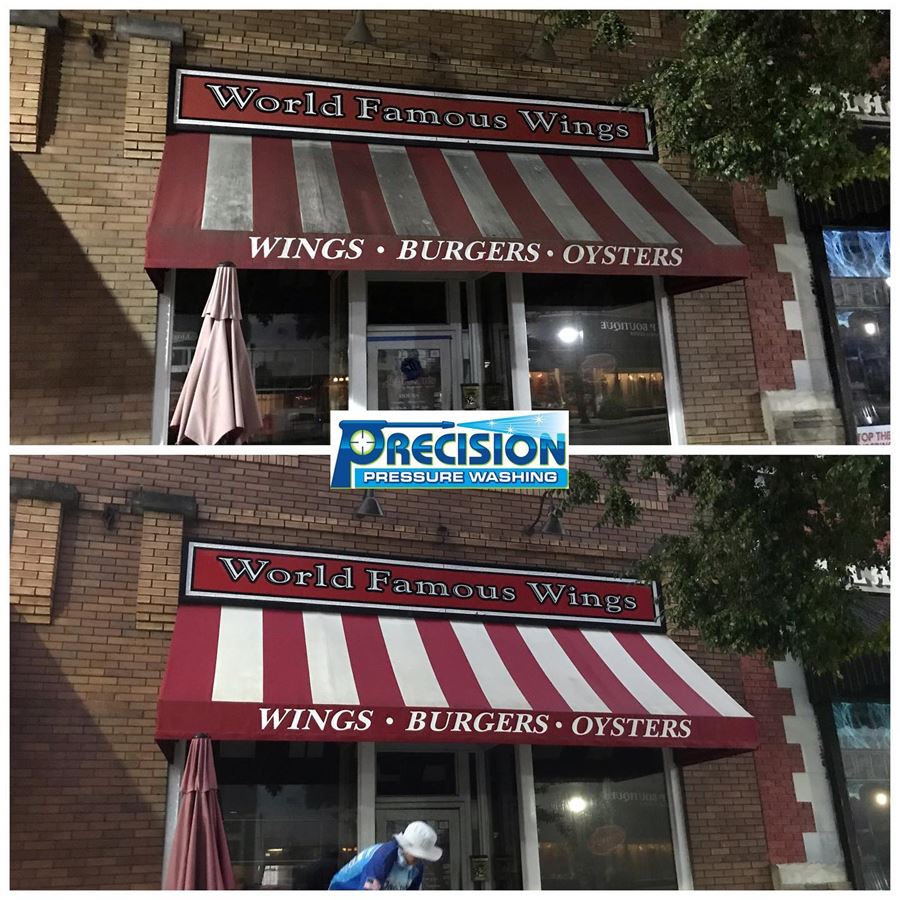 Commercial Pressure Washing at Jefferson's in Gadsden, AL