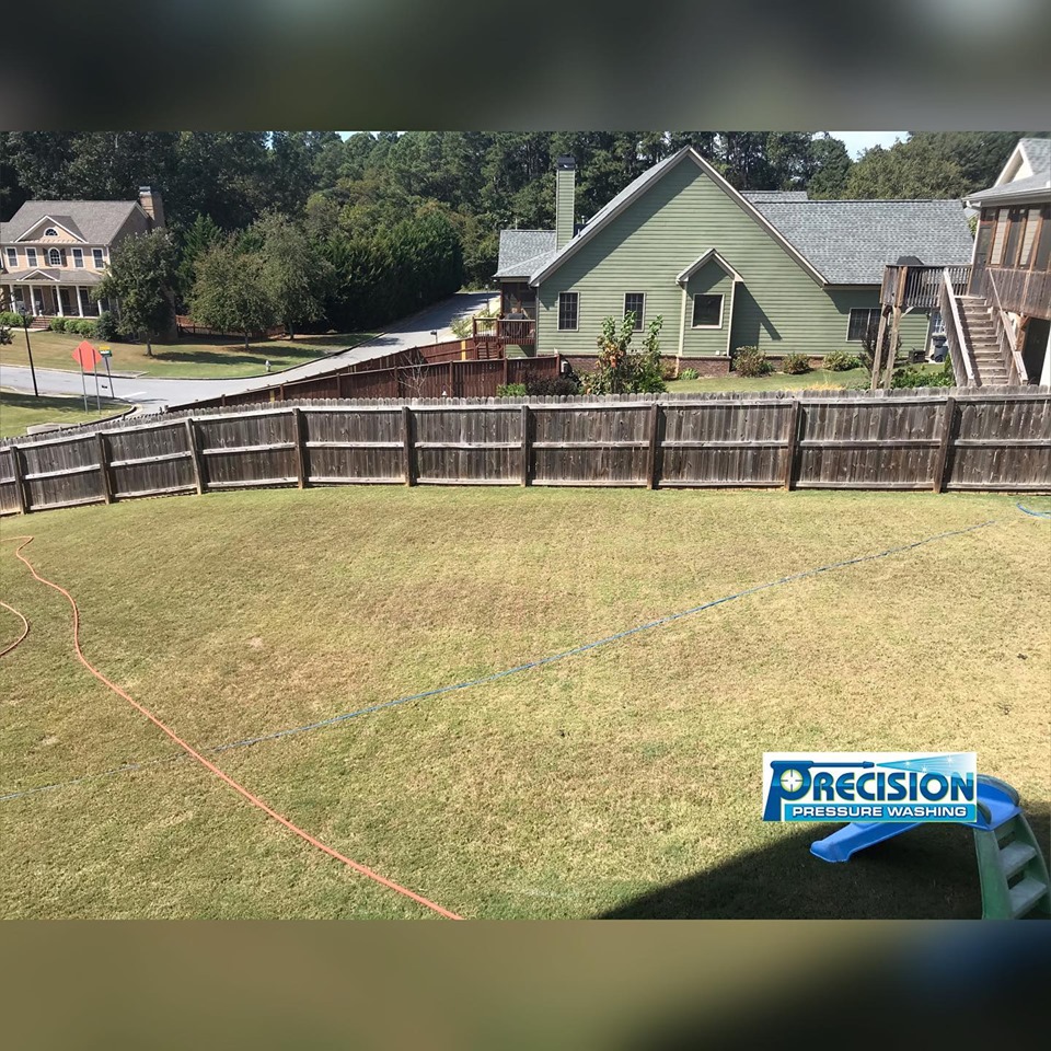 Commercial Pressure Washing of Marlow's Tavern in Roswell, GA