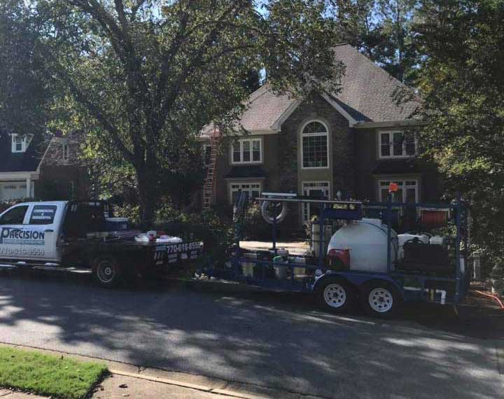 Roof Wash at Brookstone Golf & Country Club in Acworth, GA