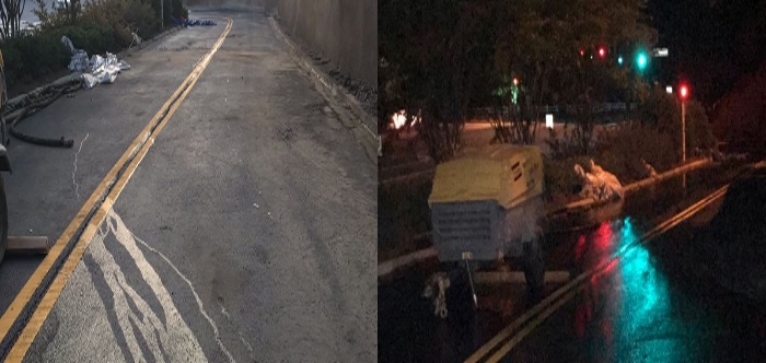 asphalt pressure washing